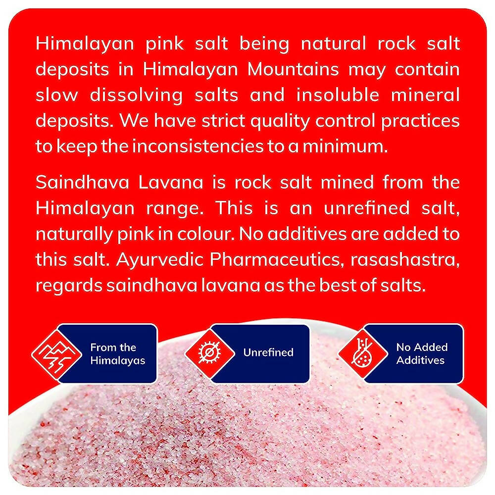 24 Mantra Organic Himalayan Rock Salt Powder 24 Mantra Organic