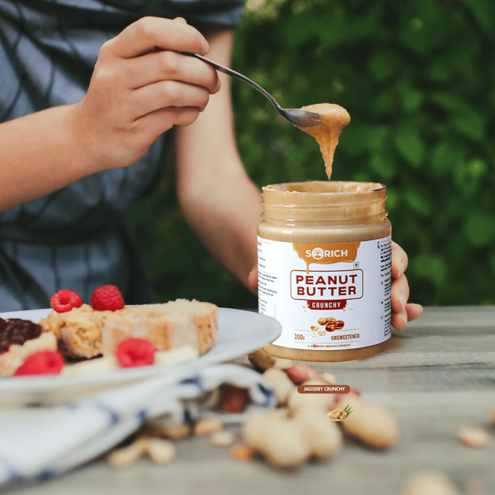 Sorich Organics Peanut Butter Jaggery Crunchy Sorich