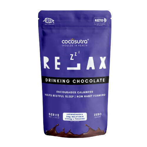 Cocosutra Lite - Relax - Sugar Free Drinking Chocolate Mix - Safuron
