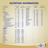 Nestle Nan Pro 3 Follow-Up Formula Powder After 12 Upto 18 Months Infants Stage 3 Nestle