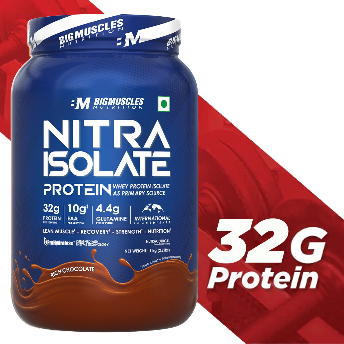 Big Muscles Nutrition Nitra Isolate Whey Protein Big Muscles Nutrition