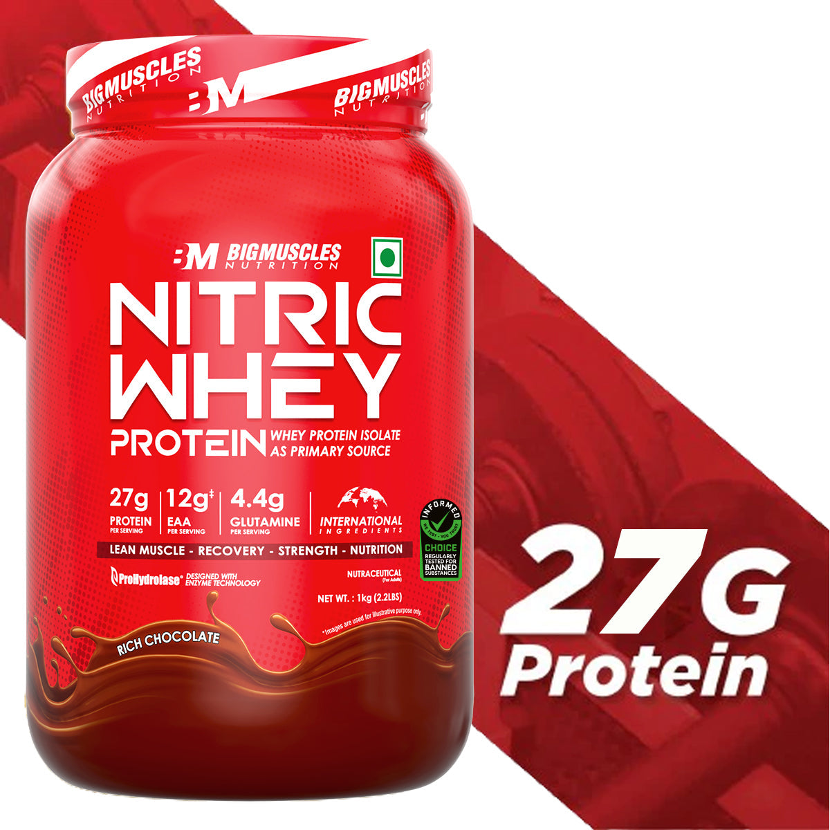 Big Muscles Nutrition Nitric Whey Protein Big Muscles Nutrition