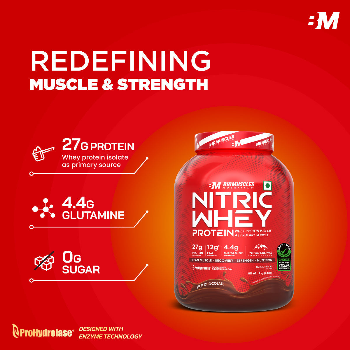 Big Muscles Nutrition Nitric Whey Protein Big Muscles Nutrition