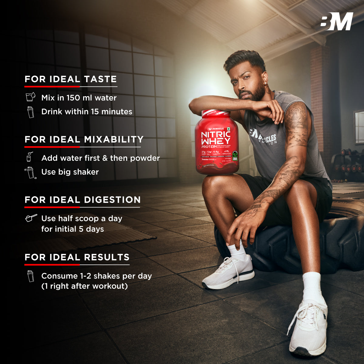 Big Muscles Nutrition Nitric Whey Protein Big Muscles Nutrition