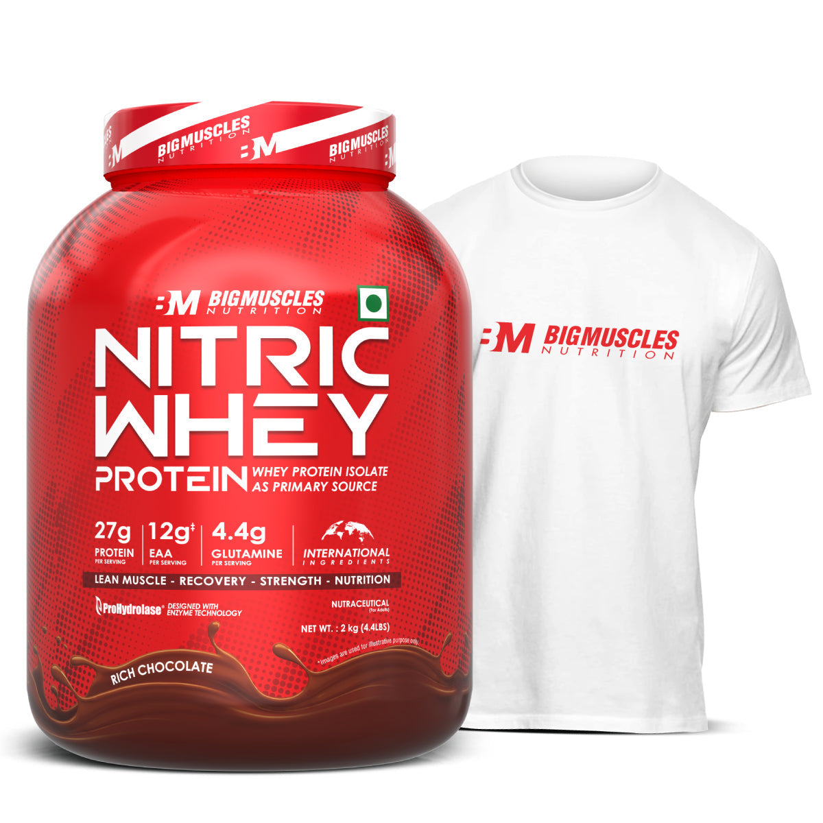 Big Muscles Nutrition Nitric Whey Protein - Safuron