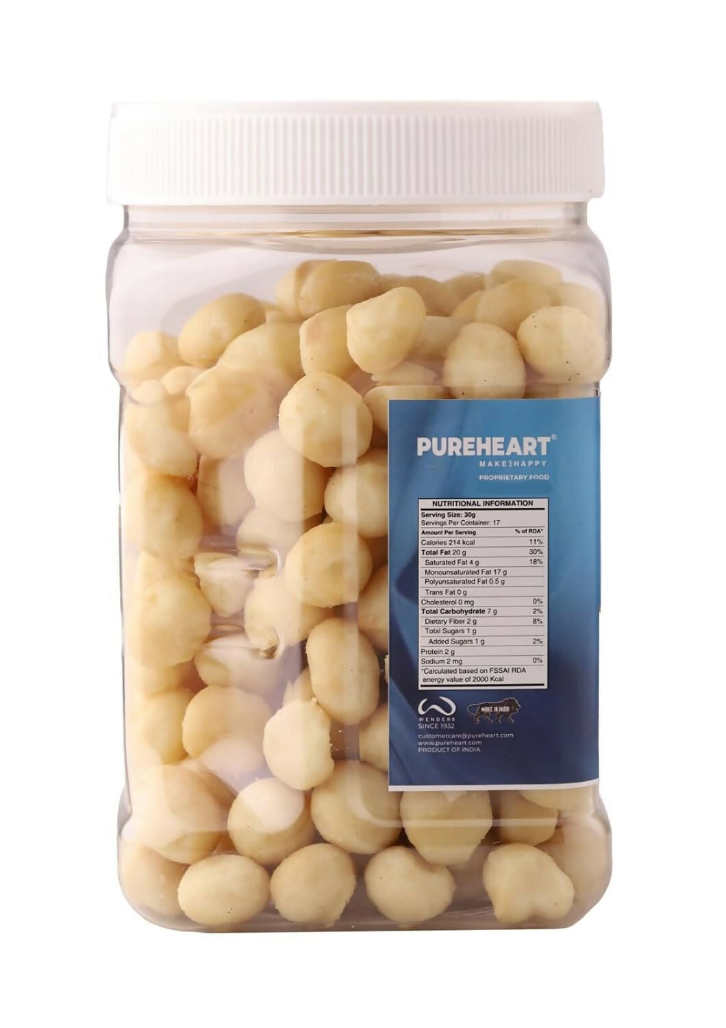 Pureheart Nutreat Combo of Natural Macadamia and Salted Roasted Macadamia Pureheart