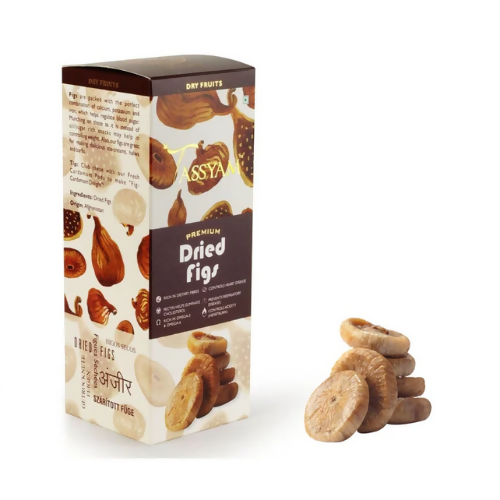 Tassyam Organics Premium Dried Figs - Box - Safuron