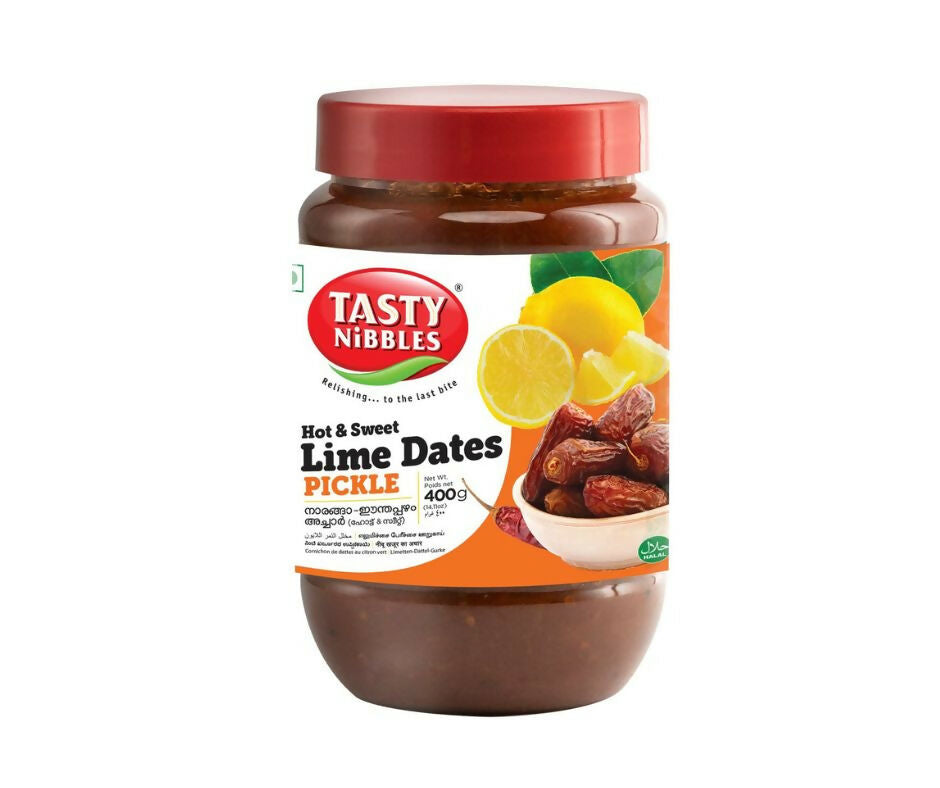 Tasty Nibbles Hot & Sweet Lime Dates Pickle Tasty Nibbles