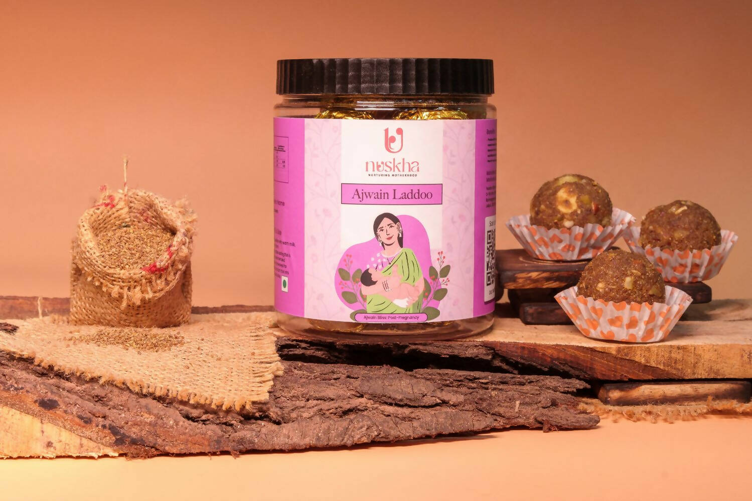Nuskha Ajwain Laddoo (Post-Pregnancy) Nuskha