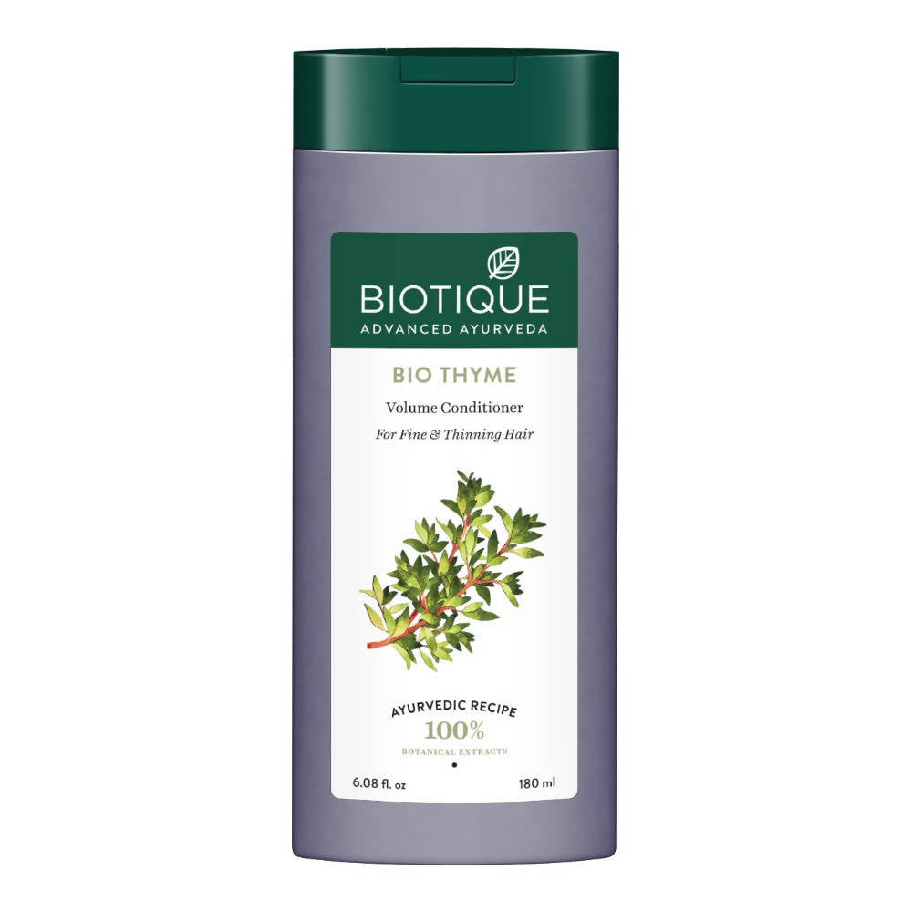Biotique Advanced Ayurveda Bio Thyme Volume Conditioner For Fine & Thinning Hair - Safuron