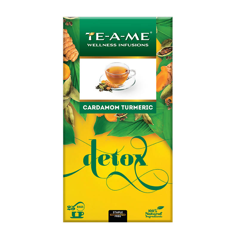 Teame Cardamom Turmeric Detox Infusion Bags - Safuron