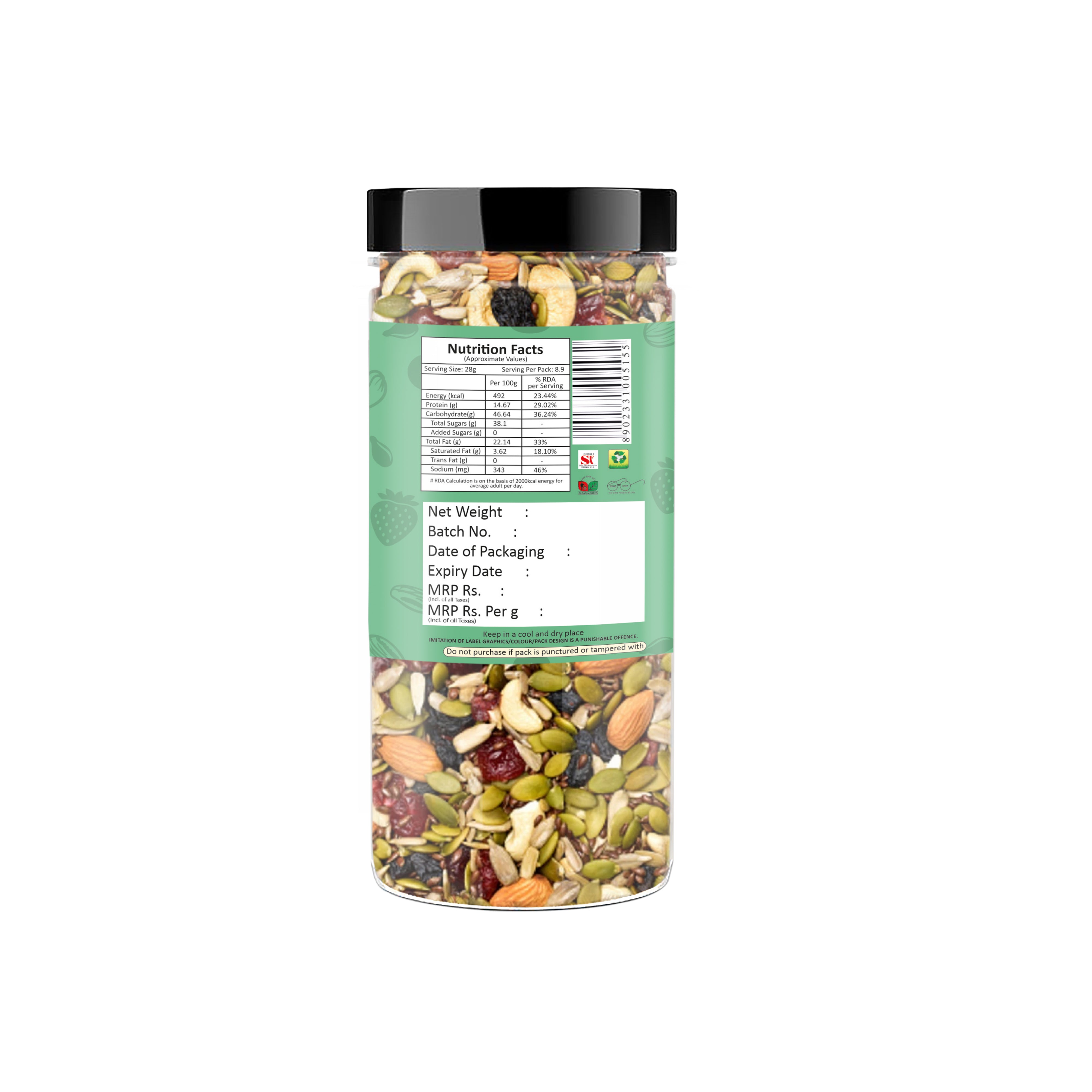 Yum Yum 8 In 1 Nut Mix Jar Yum Yum