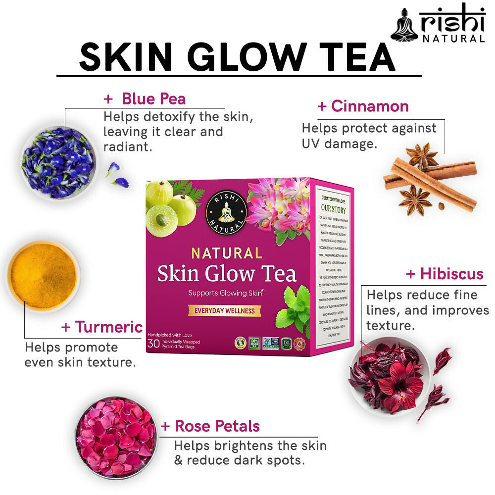 Rishi Natural Skin Glow Tea Rishi Natural