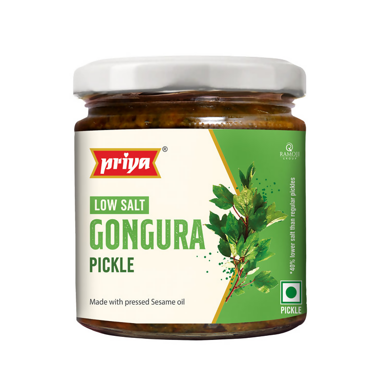 Priya Low Salt Gongura Pickle - Safuron