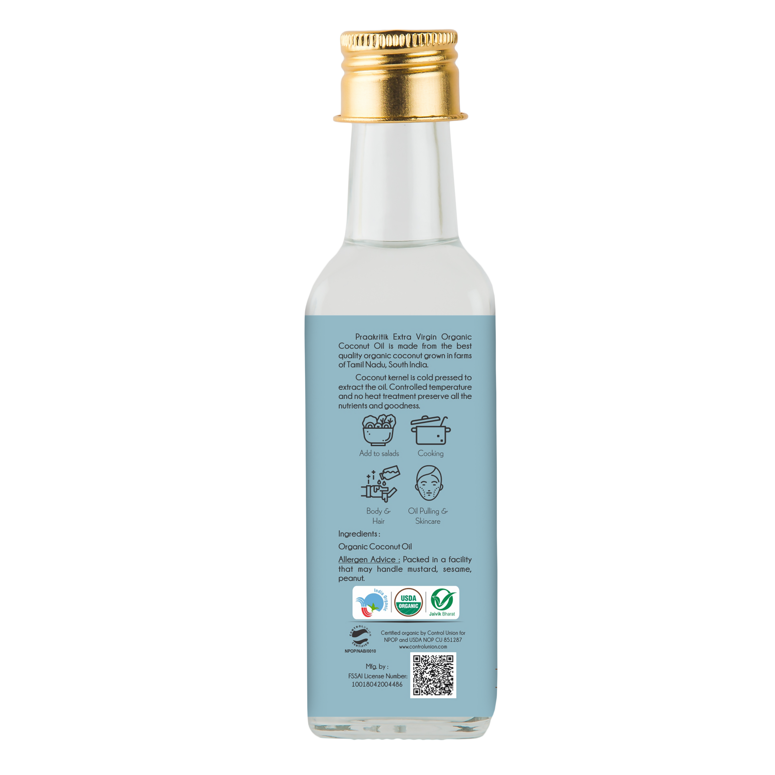 Praakritik Organic Extra Virgin Coconut Oil Praakritik