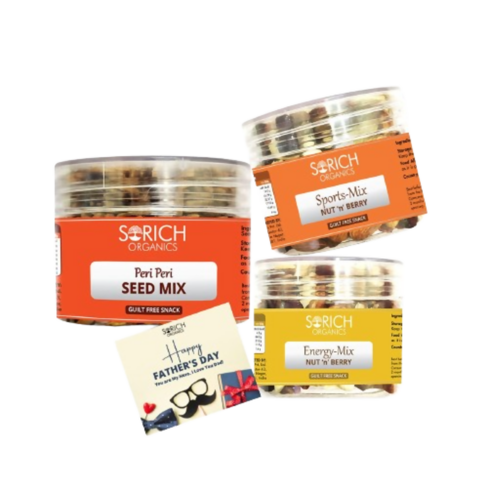 Sorich Organics Sports Mix, Energy Mix & Peri Peri seeds mix - Safuron