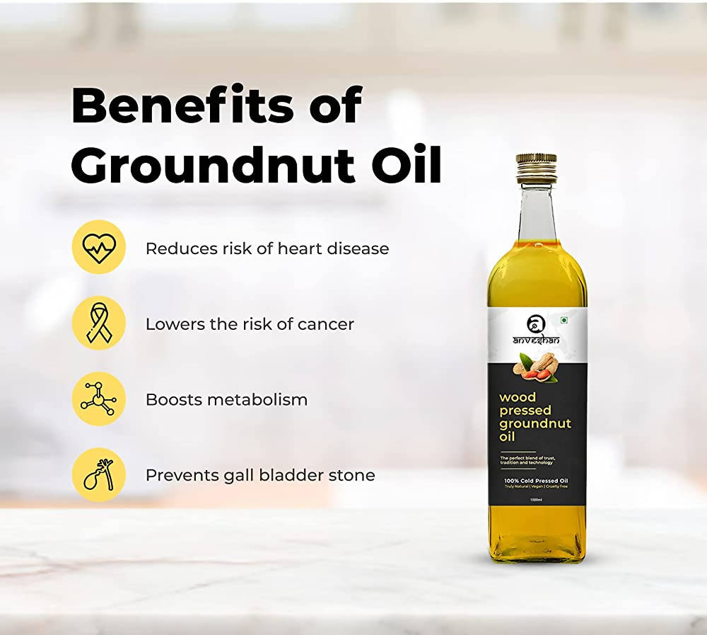 Anveshan Wood Pressed Groundnut Oil Anveshan