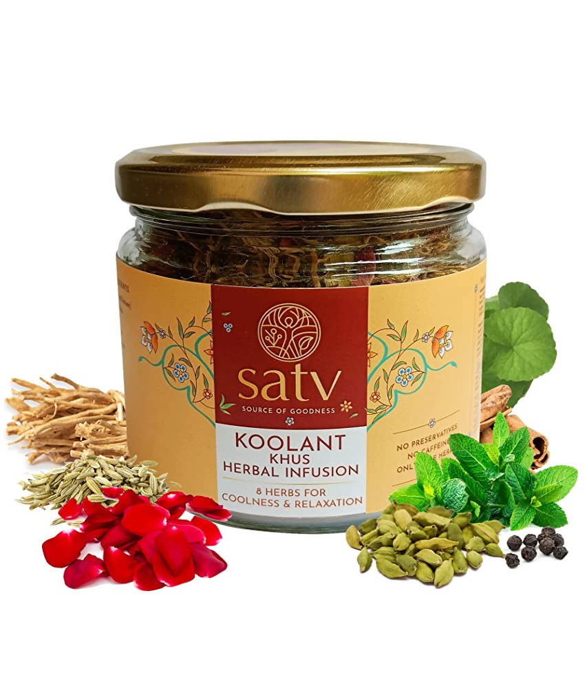 Satv Koolant Khus Herbal Infusion Tea - Safuron