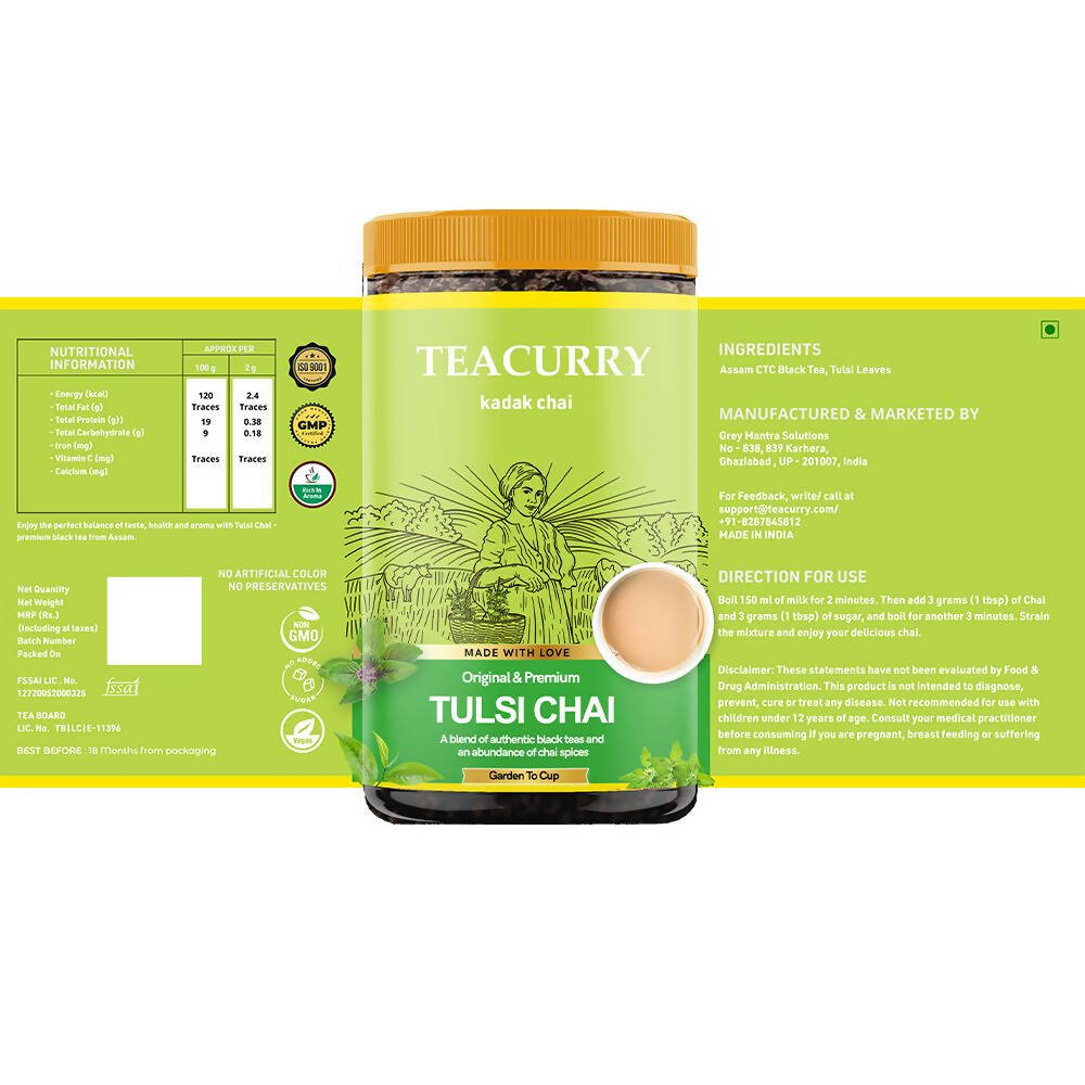 Teacurry Tulsi Chai Powder Teacurry