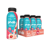 Phab Protein Milkshake With Protein Strawberries & Cream Flavour - Dista