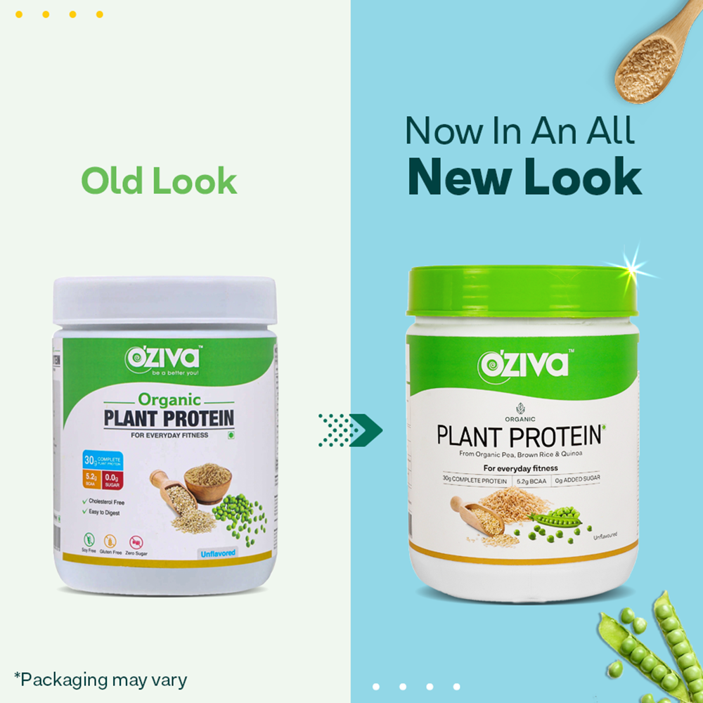 OZiva Organic Plant Protein For Everyday Fitness OZiva
