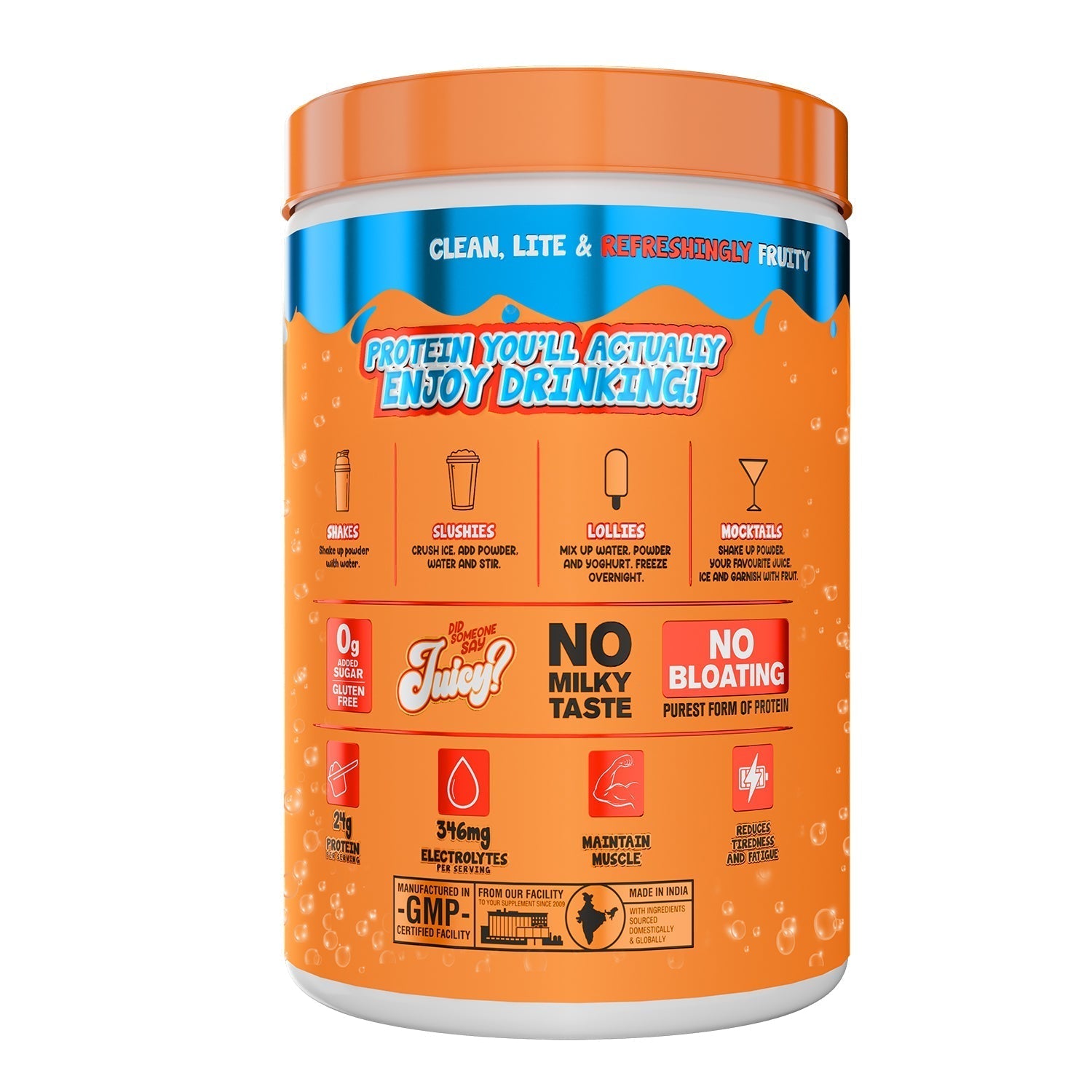 Big Muscles Nutrition Fizzy Whey & Shaker Combo Big Muscles Nutrition