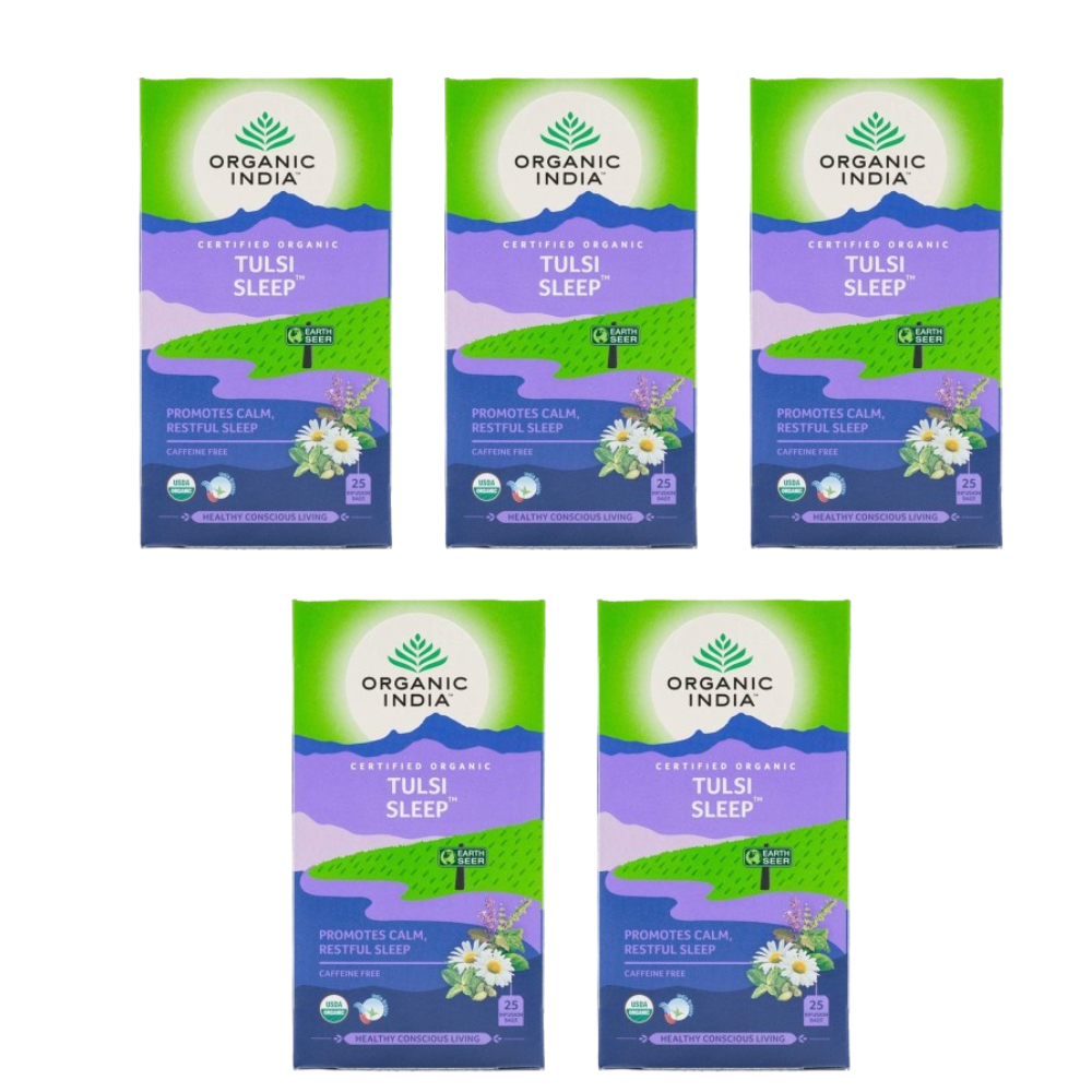 Organic India Tulsi Sleep Tea (25 Tea Bags) - Safuron