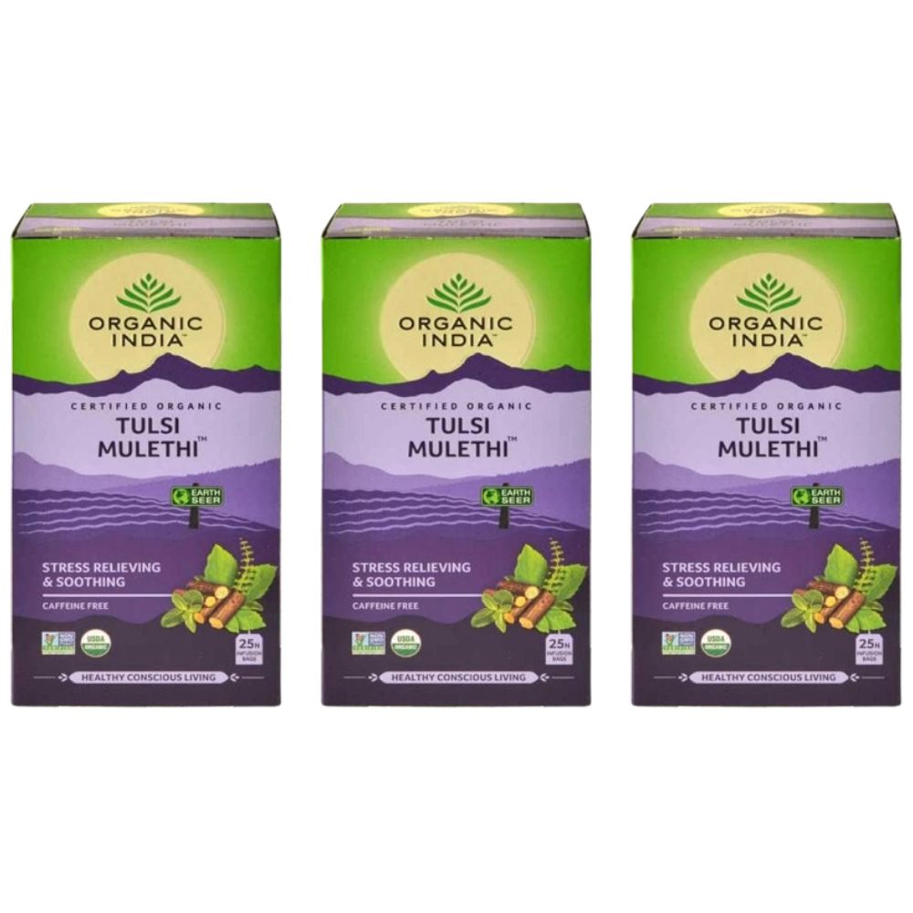 Organic India Tulsi Mulethi 25 Tea Bags - Safuron
