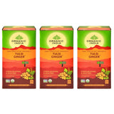 Organic India Tulsi Ginger 25 Tea Bags - Safuron