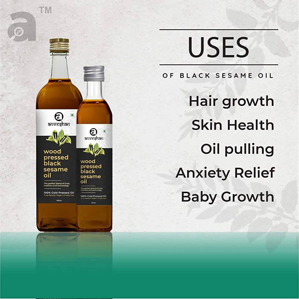 Anveshan Wood Pressed Black Sesame Oil Anveshan