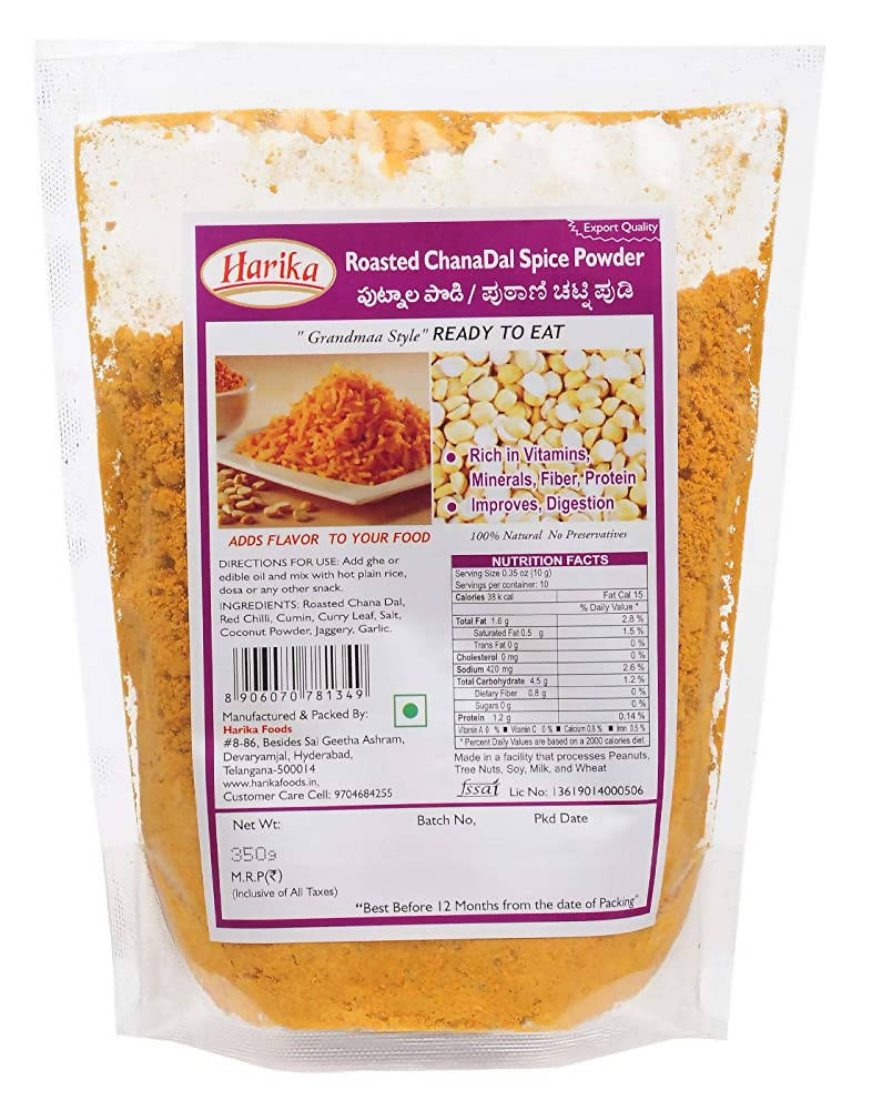 Harika Roasted Chana Dal Spice Powder - Safuron