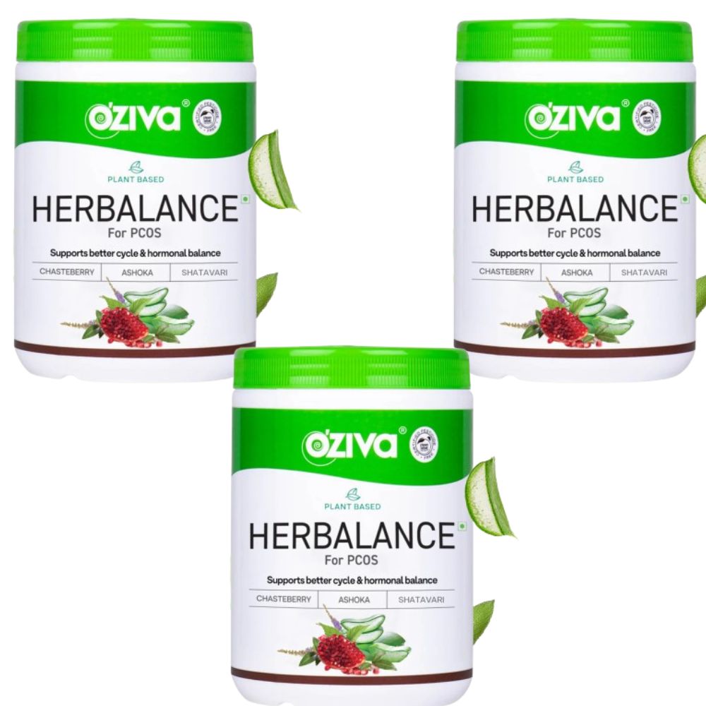 OZiva Plant Based Herbalance For Pcos - Safuron