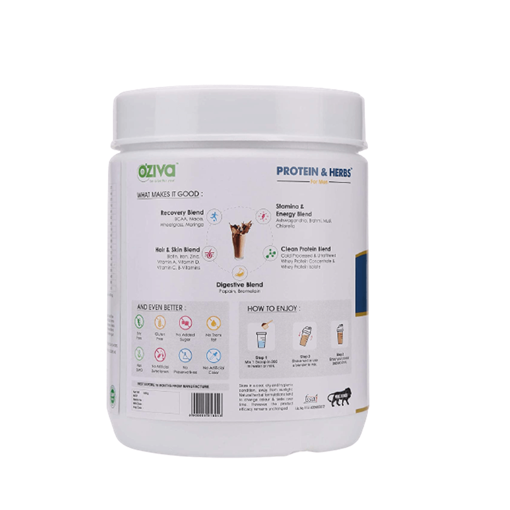 OZiva Protein & Herbs for Men OZiva