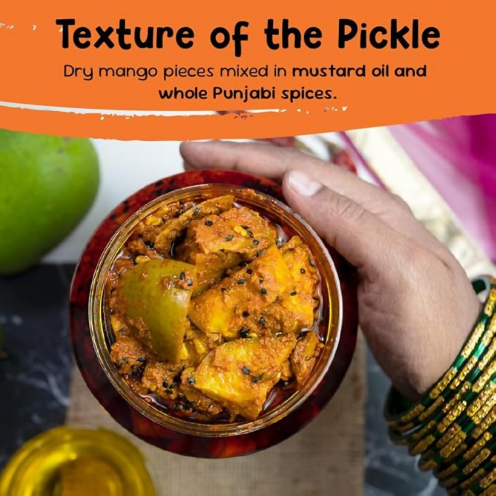 FarmDidi Punjabi Mango Pickle - Tangy & Salty FarmDidi