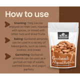 Nature Yard Afghan Gurbandi Almond/Badam Nature Yard