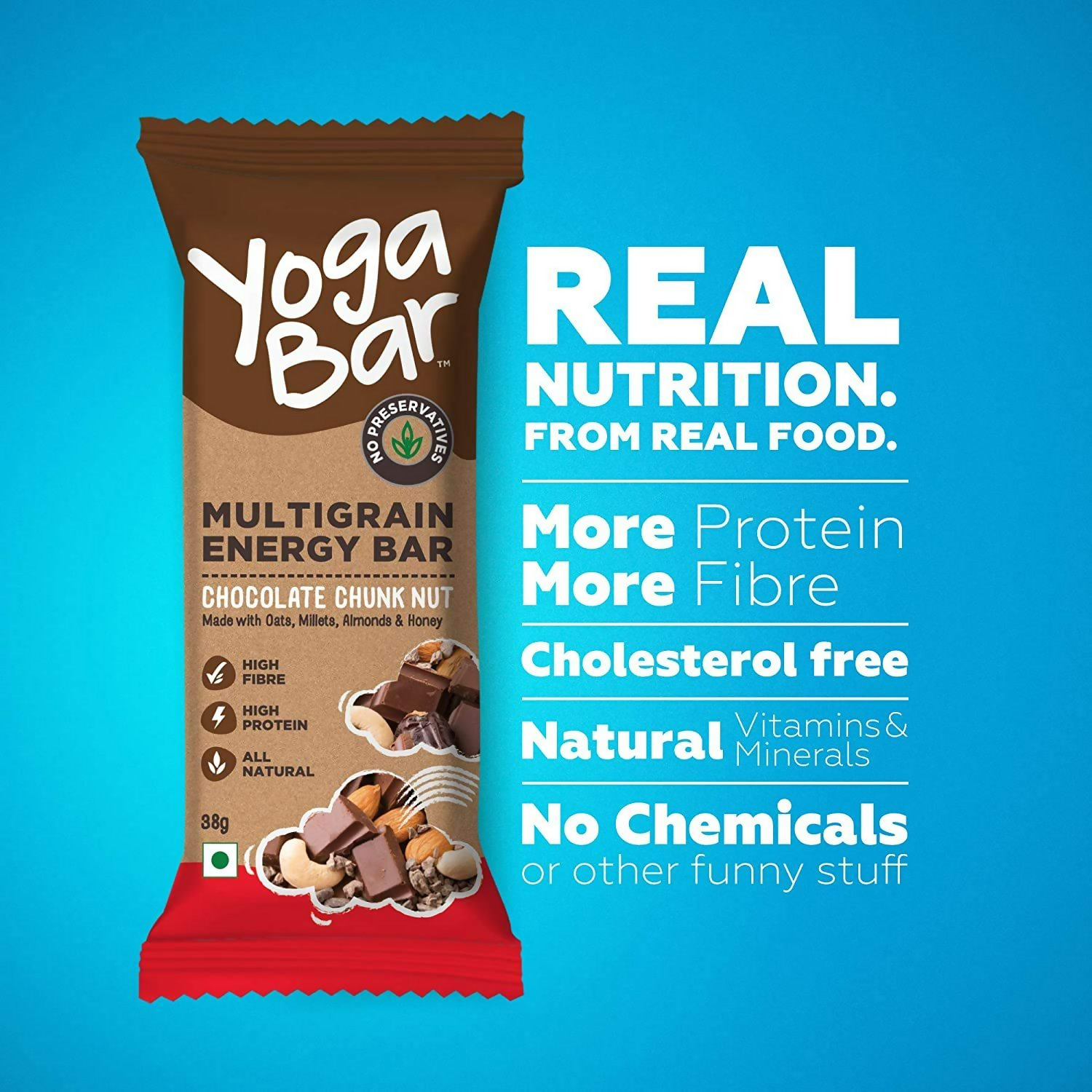 Yoga Bar Multigrain Energy Snack Bars - Dark Chocolate Flavour Premium Super Oats Combo Yoga Bar