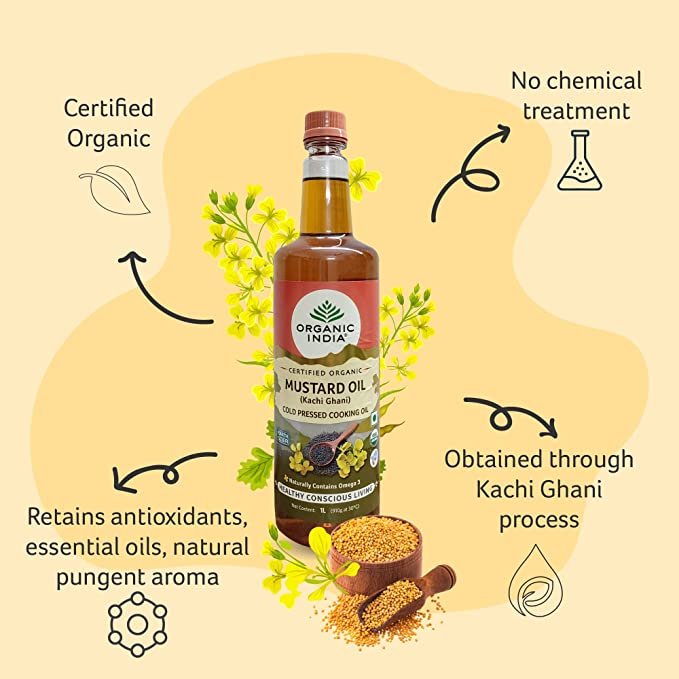 Organic India Mustard Oil Organic India