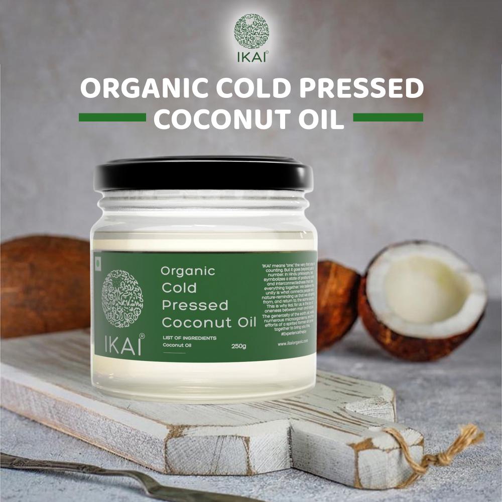 IKAI Organic Cold Pressed Coconut Oil IKAI