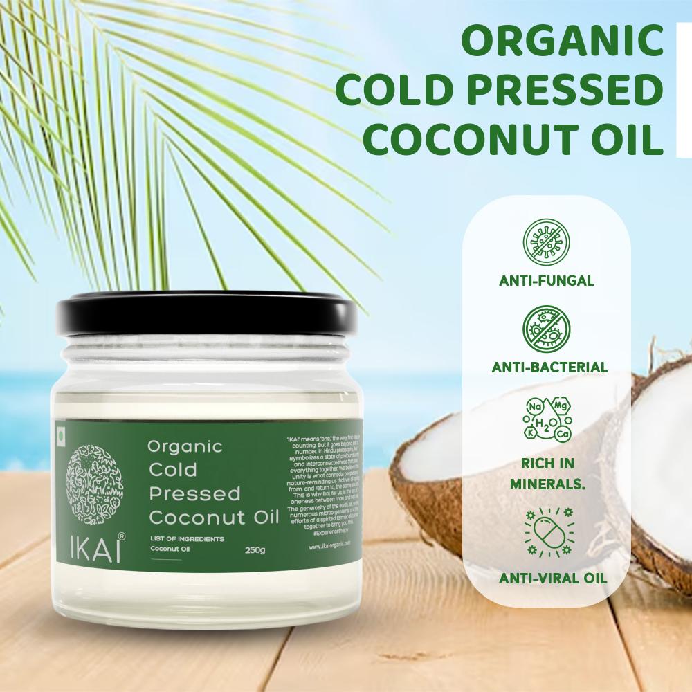 IKAI Organic Cold Pressed Coconut Oil IKAI