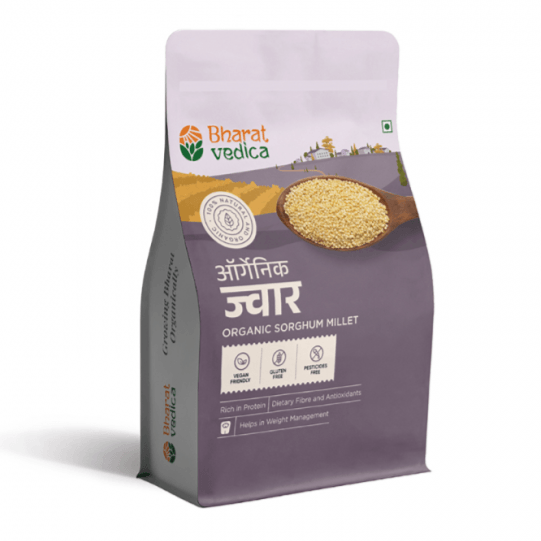 Bharat Vedica Organic Sorghum Millet - Organic Jowar - Safuron