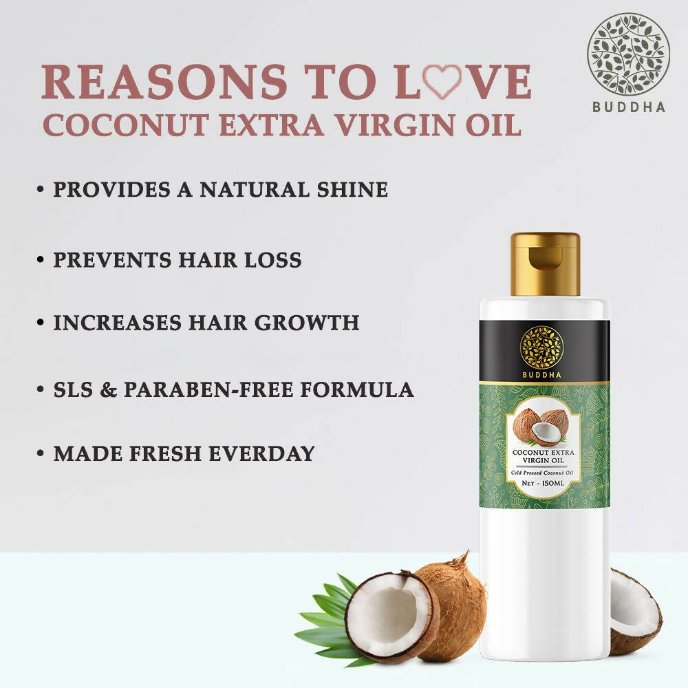 Buddha Natural Cold Pressed Extra Virgin Coconut Oil Buddha Natural