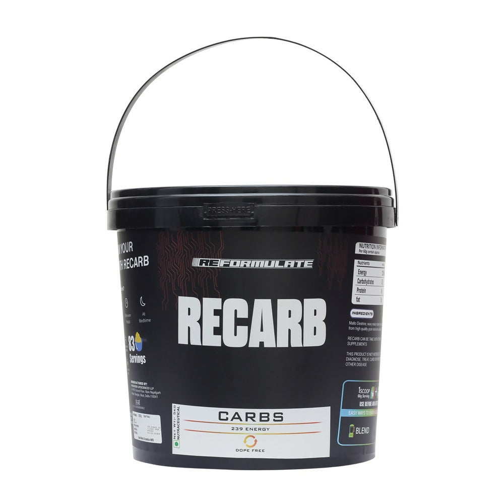 Reformulate Recarb I Carbs I 239 Energy I Nutraceutical - Unflavoured Reformulate