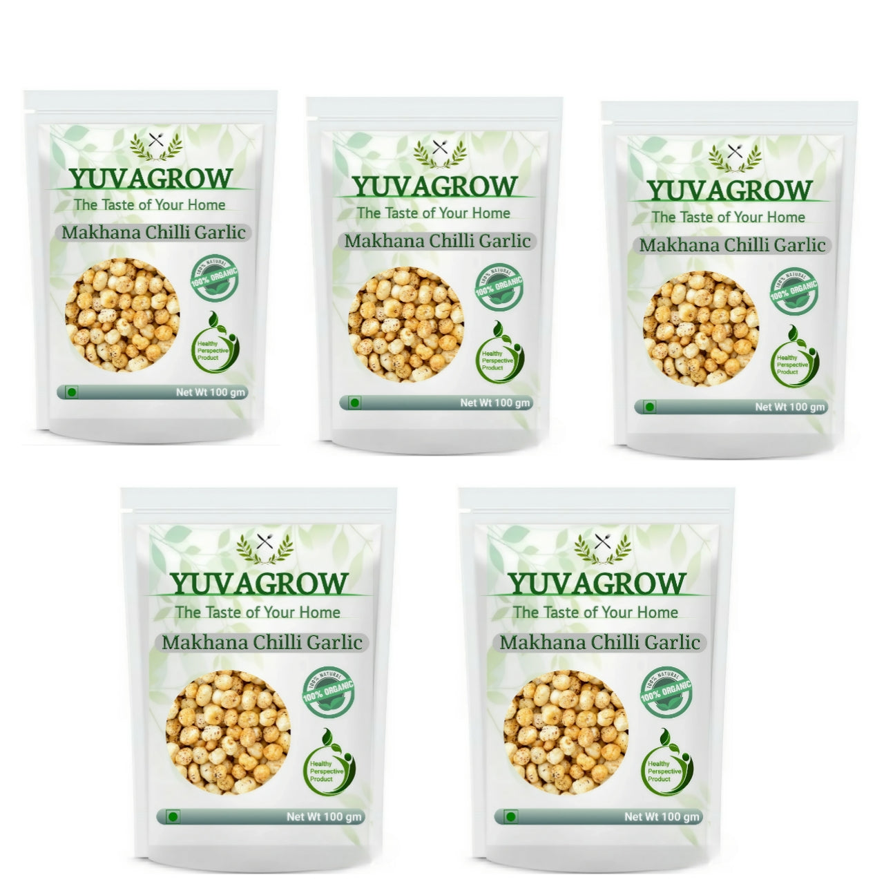 Yuvagrow Makhana Chilli Garlic - Safuron