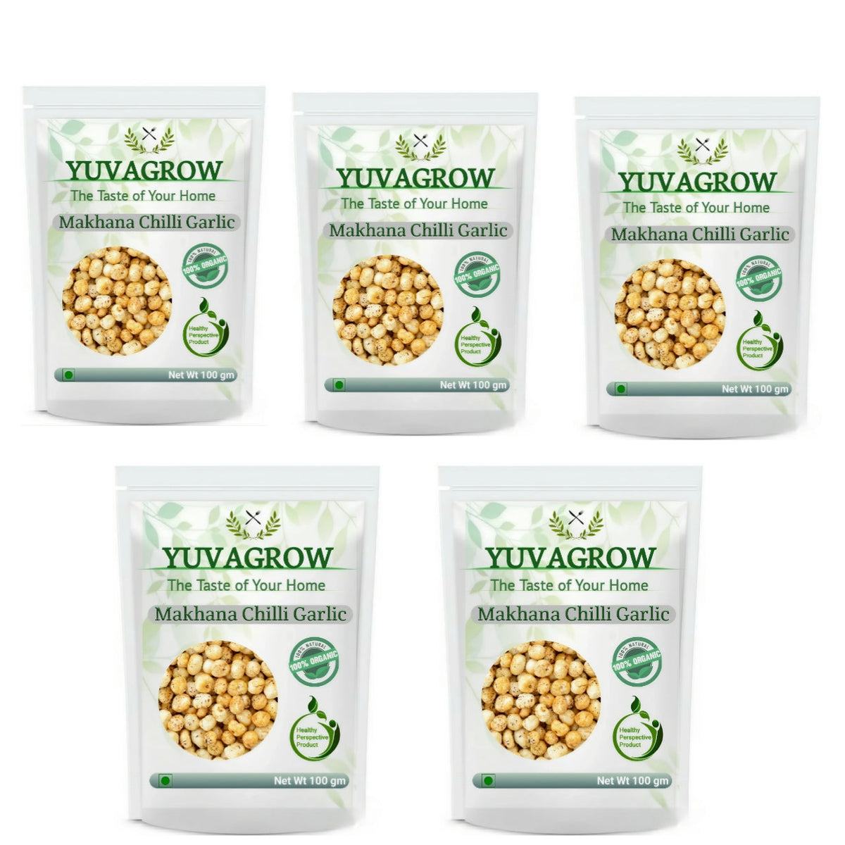 Yuvagrow Makhana Chilli Garlic - Safuron