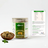 Sorich Organics Pudina Seeds Cracker – Crispy & Healthy Snack with Pudina Masala Twist Sorich