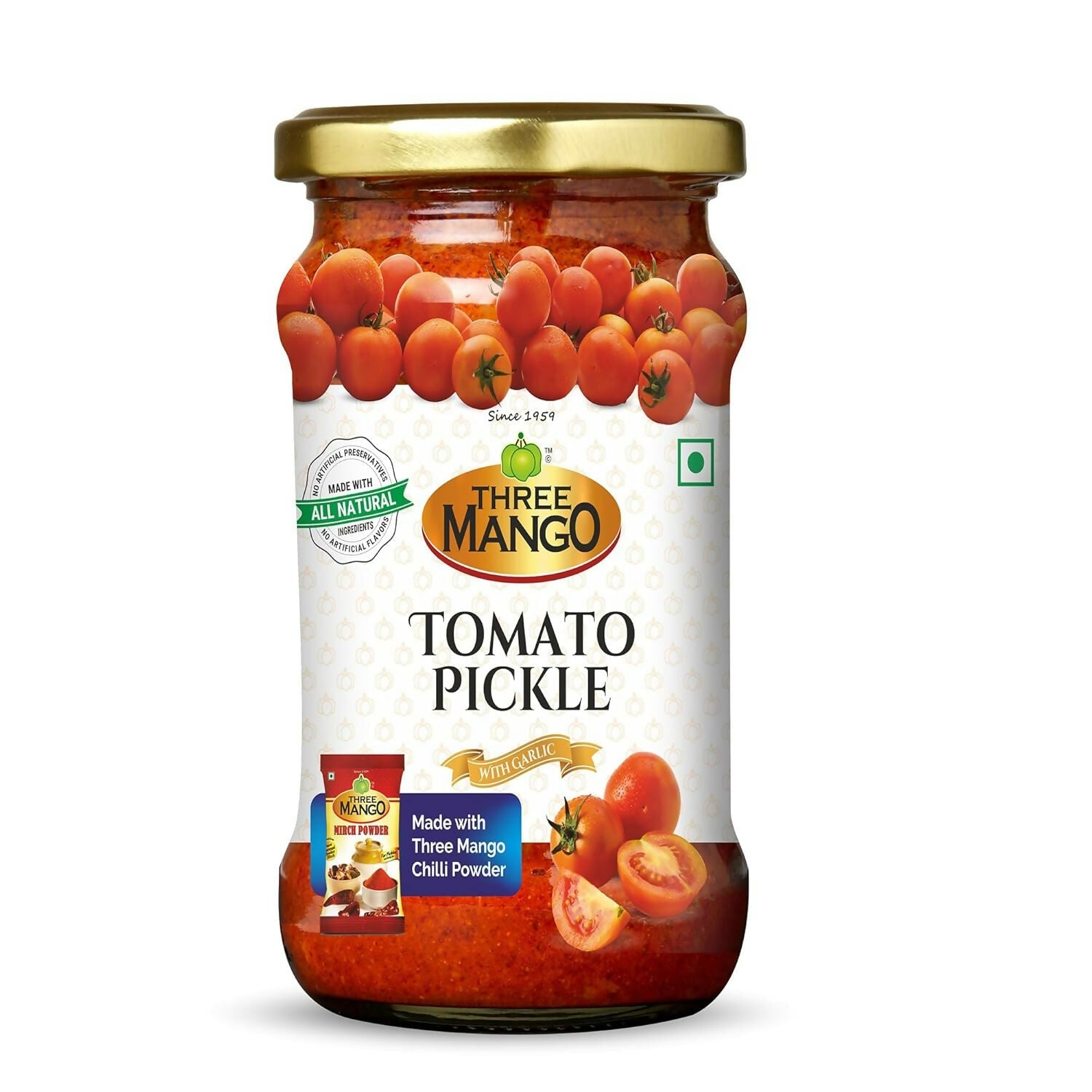 Three Mango Tamato Pickle (Achaar) - Safuron