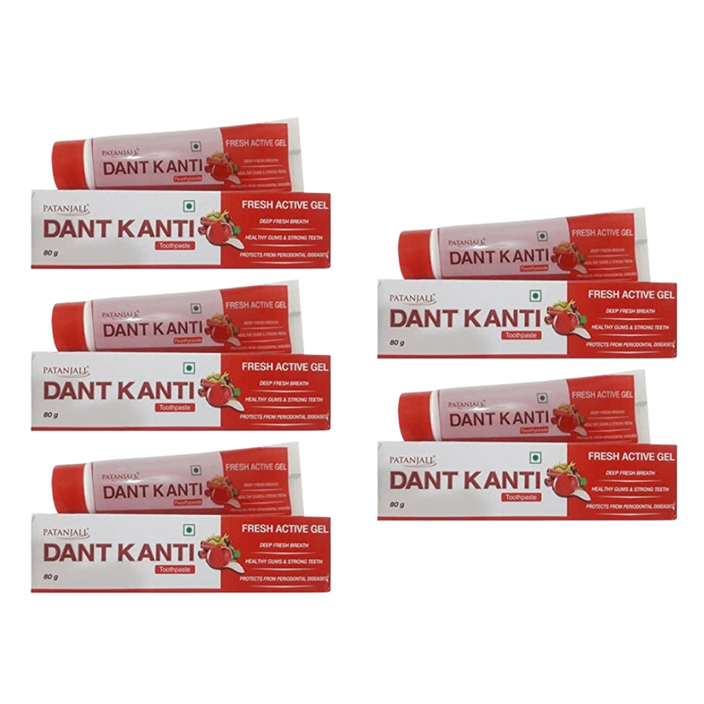 Patanjali Dant Kanti Fresh Active Gel (80 GM) - safuroncart