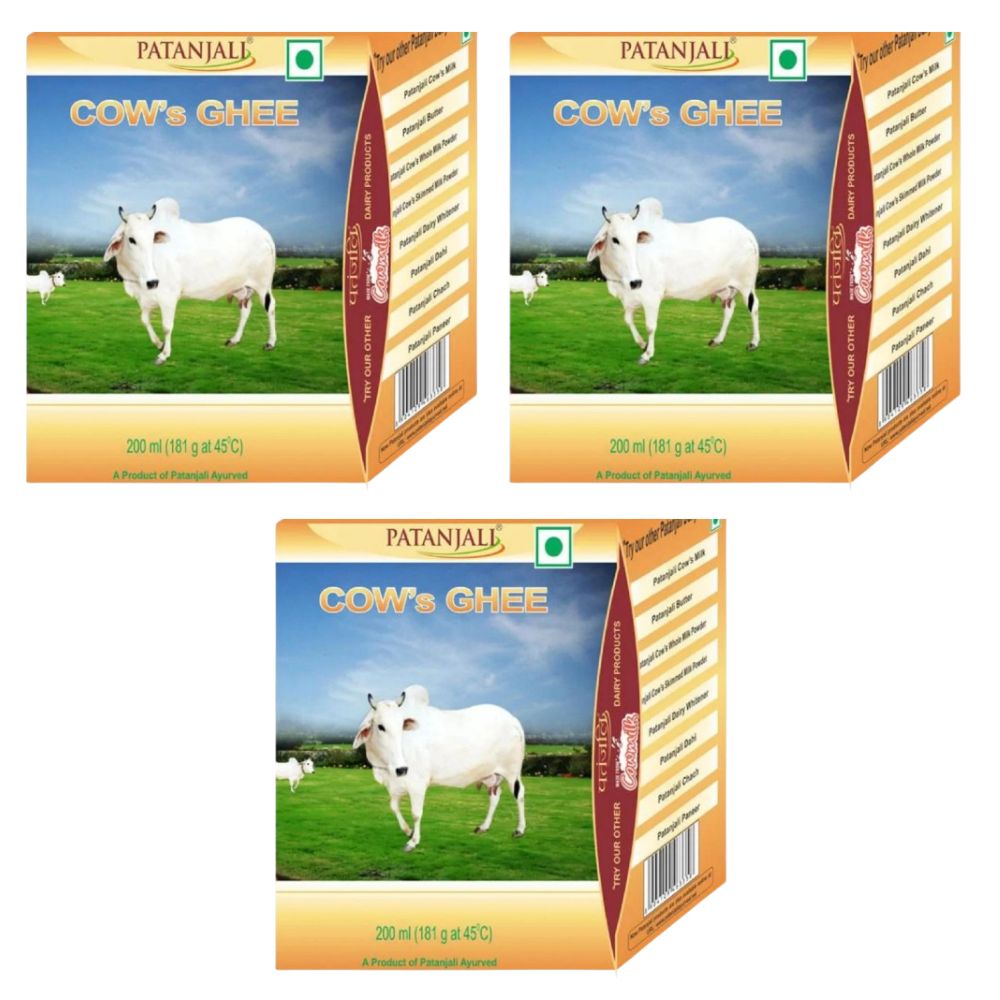 Patanjali Cow's Ghee | Desi Ghee, Aiding Digestion, and Boosting Energy - safuroncart