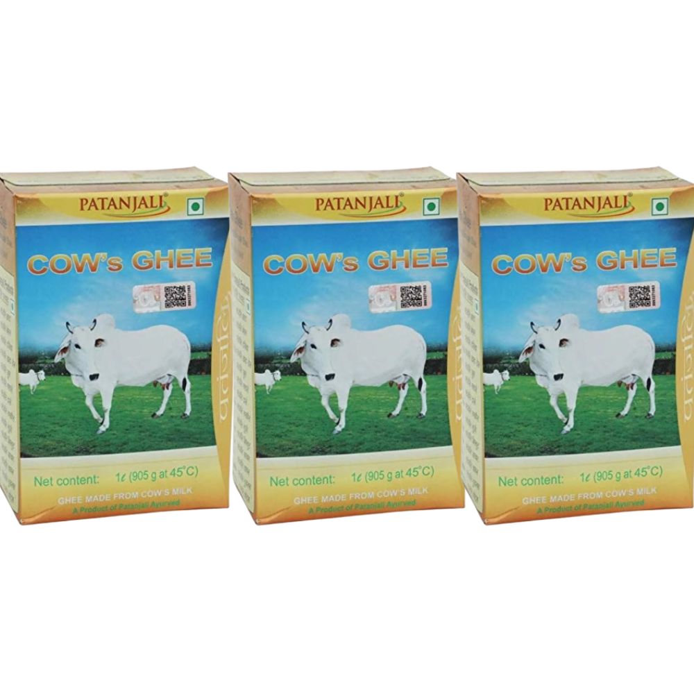 Patanjali Cow's Ghee | Desi Ghee, Aiding Digestion, and Boosting Energy - safuroncart