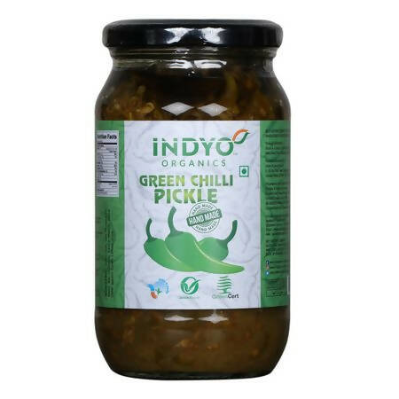 Indyo Organics Green Chilli Pickle - Safuron